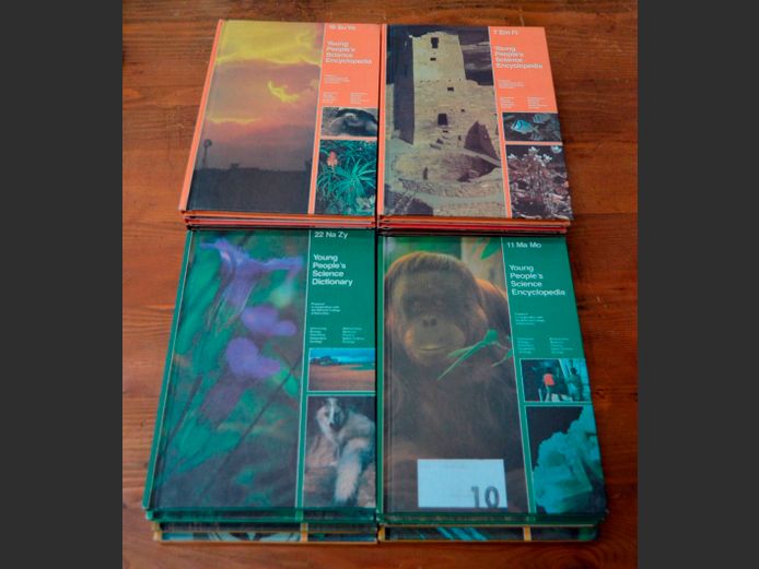 COLLECTION IN 22 VOLUMES "YOUNG PEOPLE SCIENCE" ENCYCLOPEDIAS