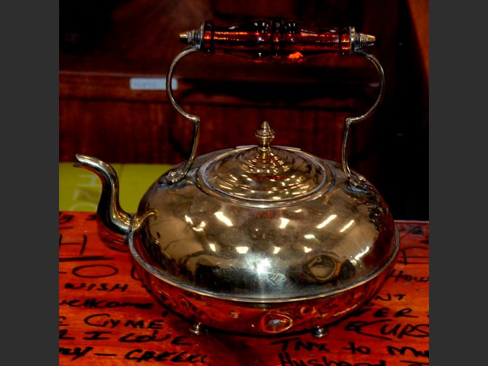 VINTAGE BRASS KETTLE