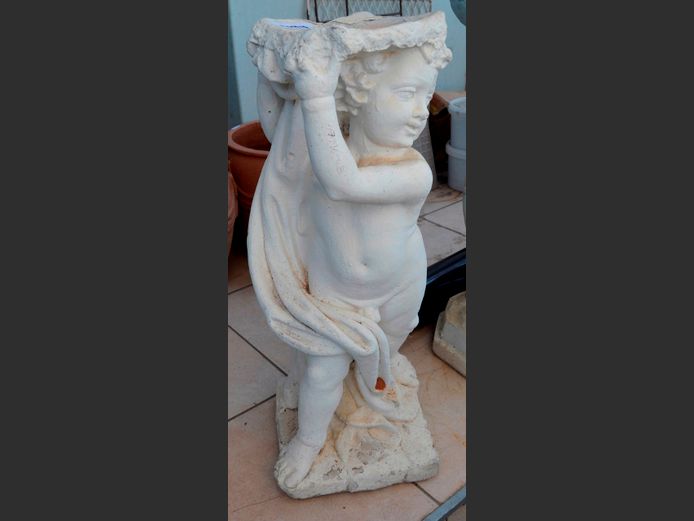 CONCRETE GARDEN STATUE, 78cm High