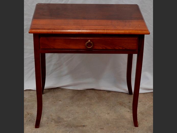 IMBUIA SINGLE DRAWER OCCASIONAL TABLE, 60 x 40 x 59cm