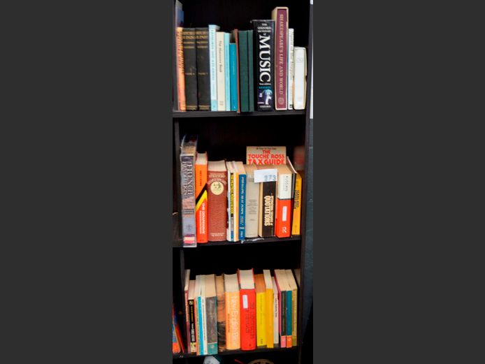 LOT BOOKS ON 3 SHELVES: SHAKESPEARE, FRENCH REVOLUTION, etc