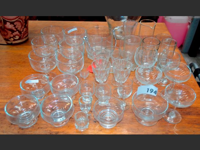 CHAMPAGNE COUPES, SHERRY GLASSES, etc
