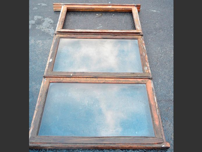 MERANTI WINDOW FRAME, 174 x 99cm