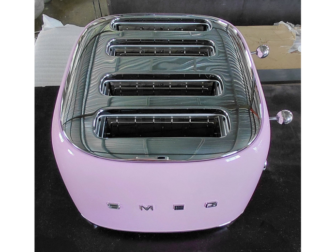 SMEG 4-SLICE PASTEL PINK TOASTER 