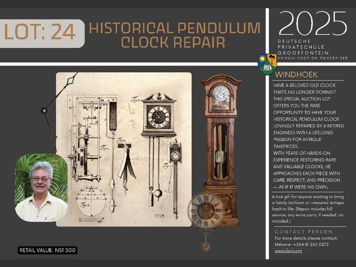 HISTORICAL PENDULUM CLOCK REPAIR | WULFF FRIEDRICH
