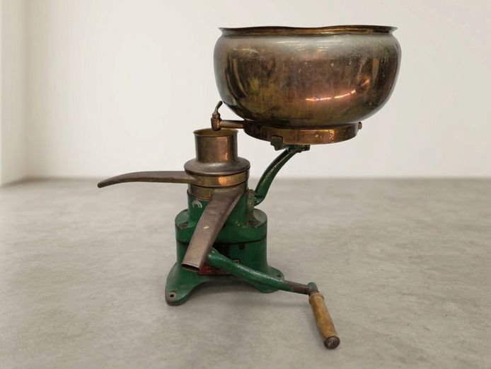 Antique Swedish Diabolo Hand-Cranked Cream Separator by Polar Separator Co. (c. 1910s–1920s)