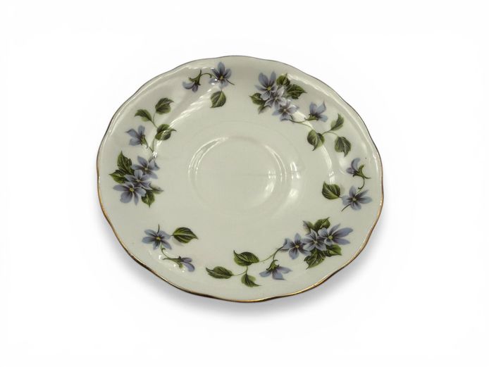 Queen Anne Bone China Plate – Floral Pattern (England)