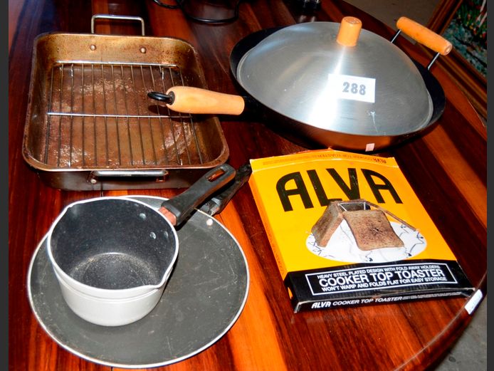 TYPHOON NON STICK STOVE TOP WOK WITH LID, 35cm Diameter, CREPE PAN, SAUCEPAN, etc