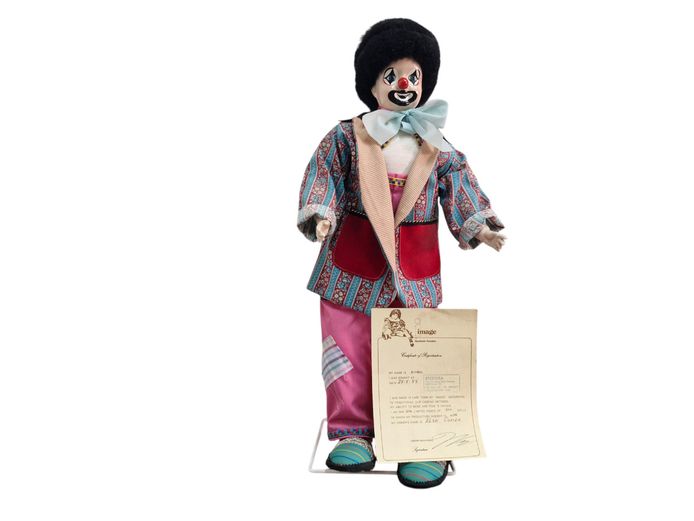 Bimbo 1985 Limited Edition Porcelain Clown Doll