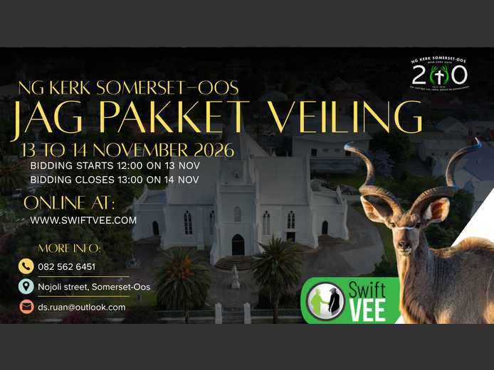 NG KERK SOMERSET-OOS JAG PAKKET VEILING 2026