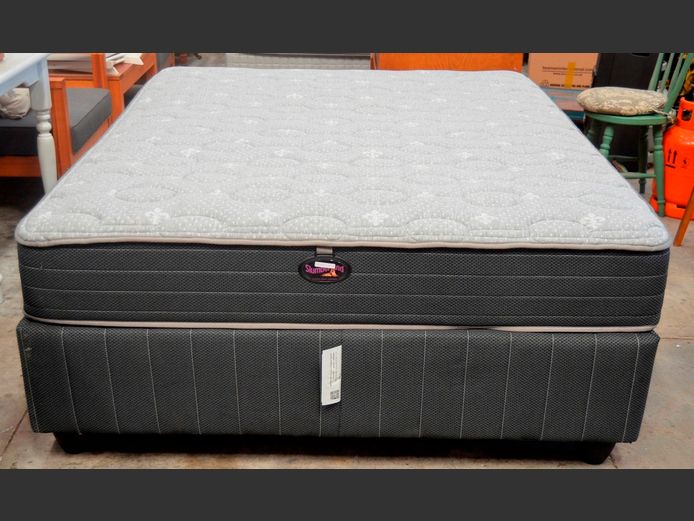 SLUMBERLAND QUEEN SIZE BED BASE & MATTRESS SET