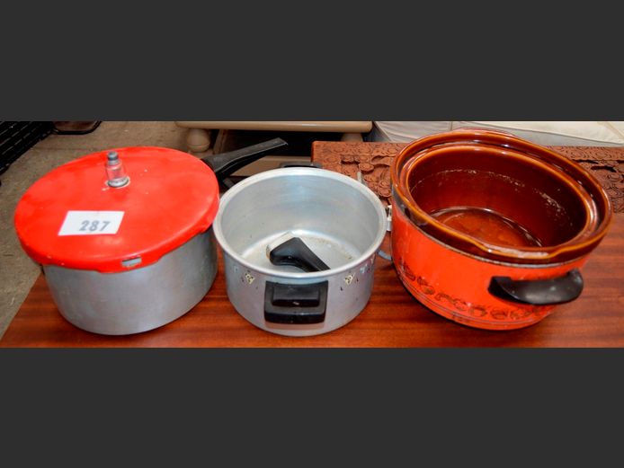 PRESSURE COOKER, TEDELEX SLOW COOKER [Lid needed], etc [Untested]