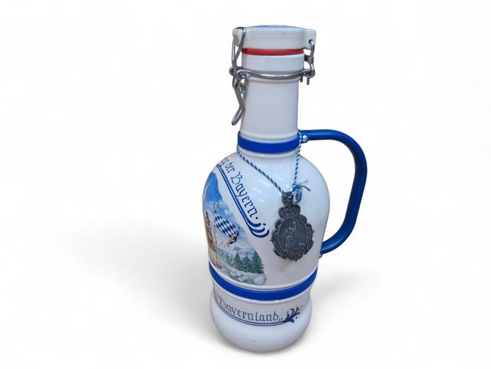 "Der Krug Bayern" Large Ceramic Decanter