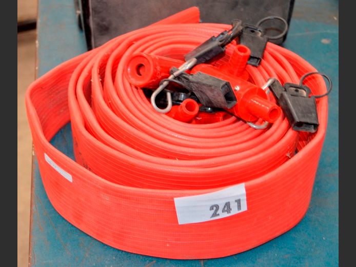 FIRE HOSE, NOZZLES, etc