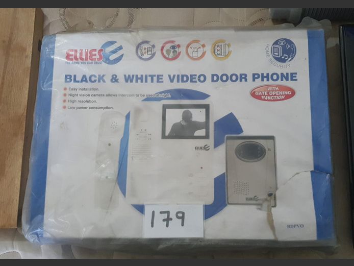 ELLIES BLACK & WHITE  VIDEO DOOR PHONE [Untested]
