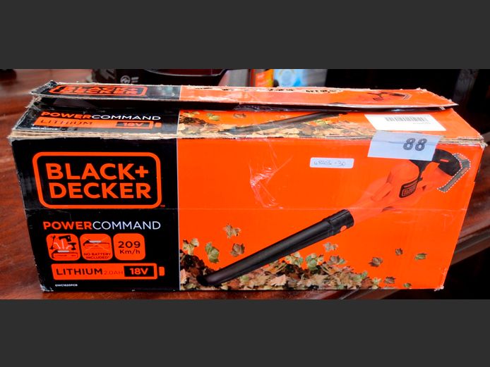 BLACK & DECKER CORDLESS BLOWER [Untested, no battery]