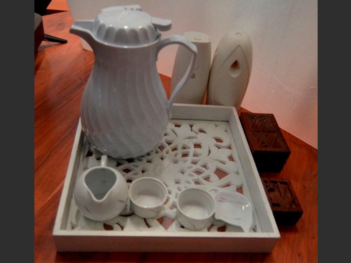 CUT-OUT TRAY, FLASK, TRINKET BOXES, etc