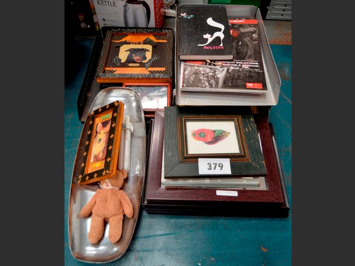 PICTURE FRAMES, LETTER TRAY, etc
