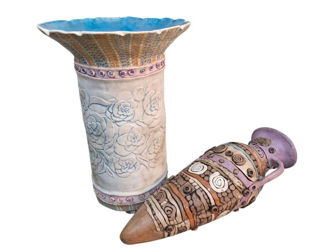 Large Handmade Ceramic Vases