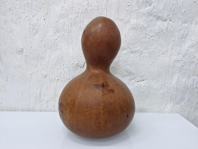 Vintage Dried Calabash Gourd Vessel