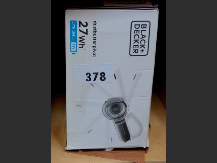 BLACK & DECKER 27Wh DUSTBUSTER PIVOT [Switches on, Untested further]
