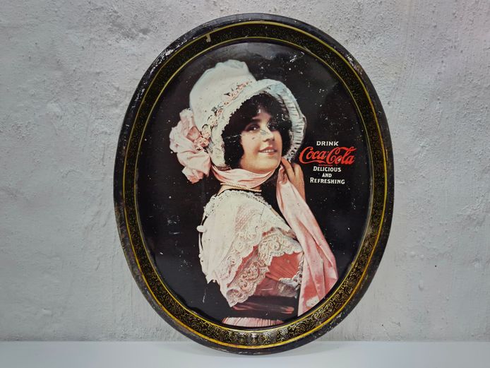 Vintage Coca-Cola Tip Tray - "Hilda Clark" Edition
