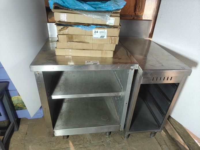 2 X S/STEEL CABINETS