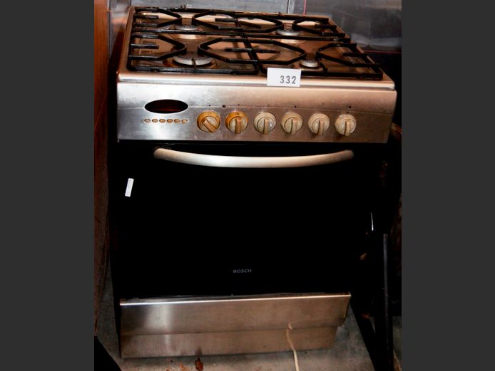 BOSCH 4-BURNER GAS & ELECTRIC STOVE, 60 x 55 x 85cm [Untested]
