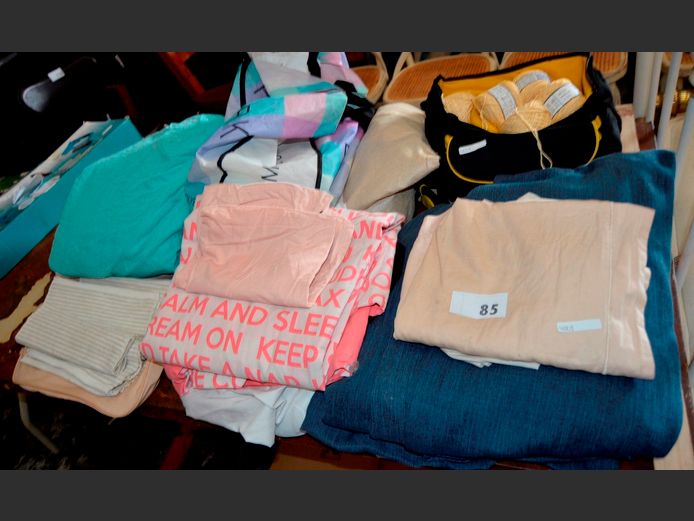 DUVET COVERS, CURTAINS, BAGS, etc