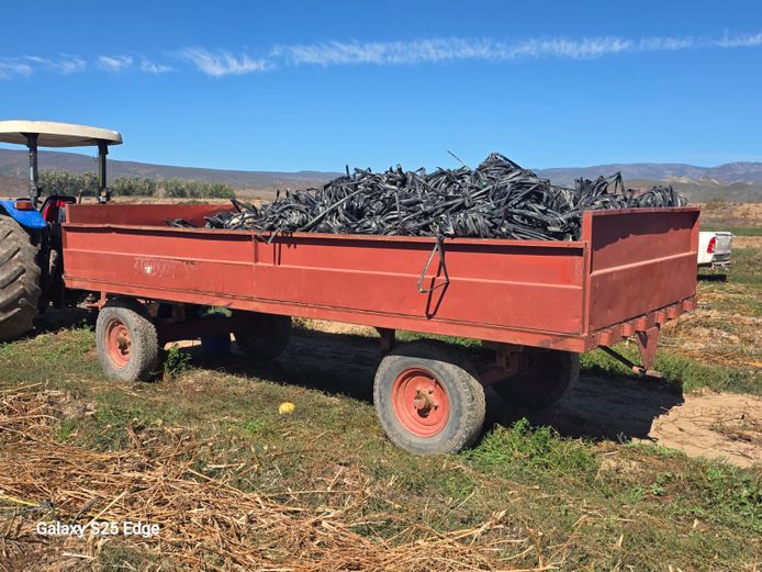 Spoorwegwa met massakante (4-wiel)