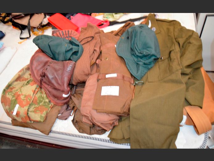 ARMY JACKETS, ARMY BOOTS, etc