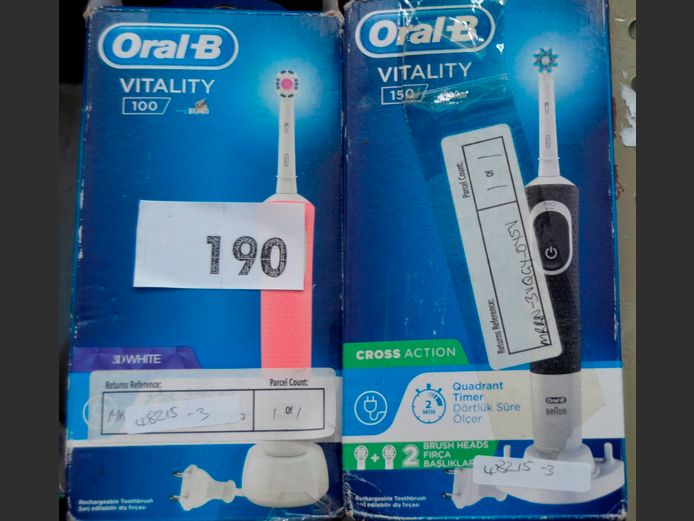 LOT OF 2: ORAL B VITALITY TOOTHBRUSHES [Untested]