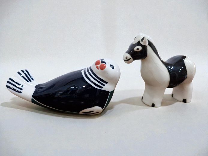 Vintage Decorative Ceramic Animal Figures