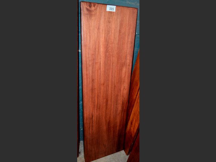 LOT OF 2: STAINED OAK COUNTER TOPS, 147 x 45cm
