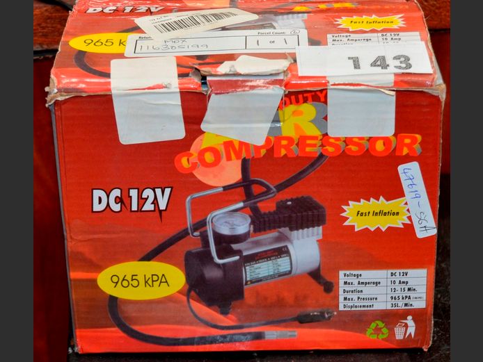 12V CAR COMPRESSOR [Untested]