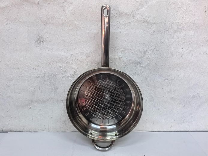 Swiss Hufeisen Turbopro Stainless Steel Frying Pan with Helper Handle