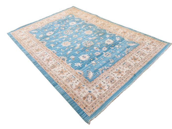 Large Turkish Style Floral & Vine Border Carpet