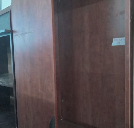 Two-door book shelf cabinet