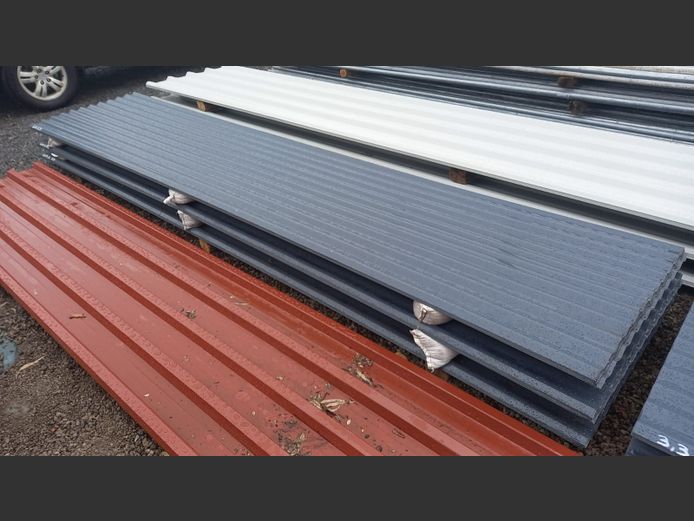 4m Chromodeck corregated sheet grey 0.55mm thick