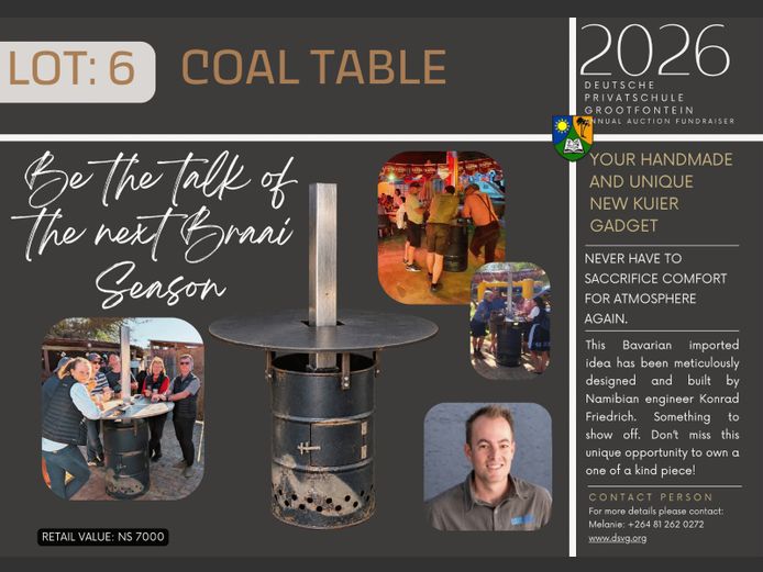 DEUTSCHE PRIVATSCHULE GROOTFONTEIN | COAL TABLE