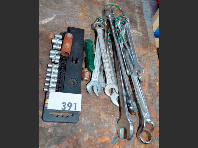 LOT: GEDORE & STAHL WILLE SPANNERS, SOCKETS, etc