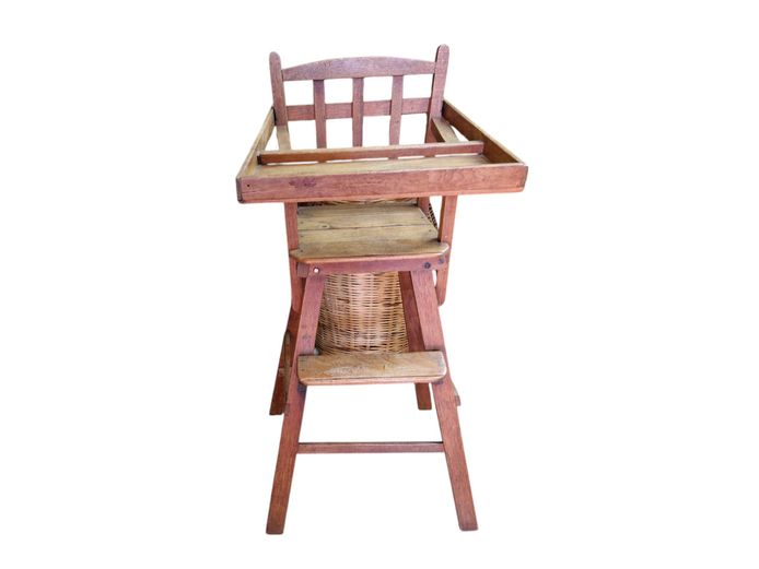 Circa 1900 Victorian Wooden Child’s High Chair