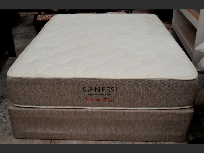GENESSI HEALTH PLUS DOUBLE BED BASE & MATTRESS SET