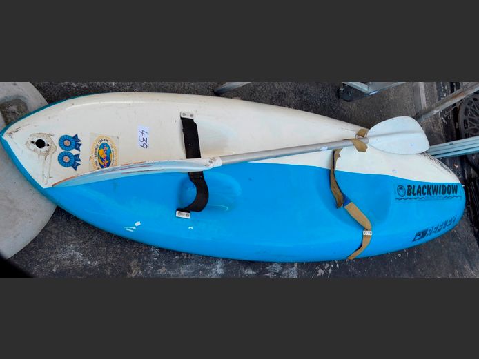 BLACK WIDOW PADDLESKI WITH PADDLE, 220cm Long [Condition unknown]