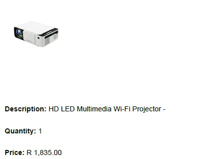 SILVER PALLET OF STOCK (NOT TESTED) TOTAL RETAIL VALUE: R 85,352.00