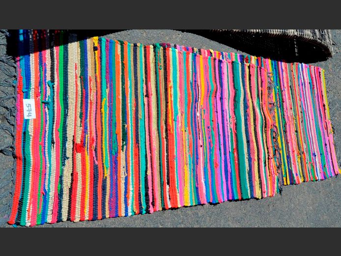 LOT: 2 x MULTI-COLOURED CARPETS