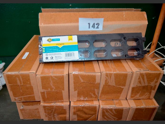 BOX OF 12: 3-PIECE RAIL KITS