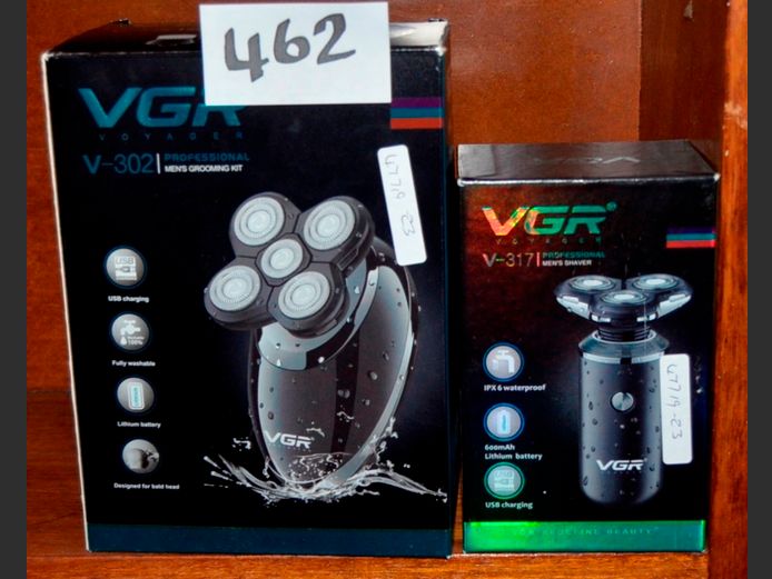 LOT OF 2: VGR MEN'S SHAVERS [Untested]