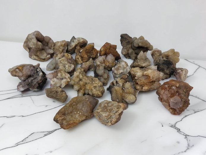 Collection of Natural Raw Spirit Quartz Clusters