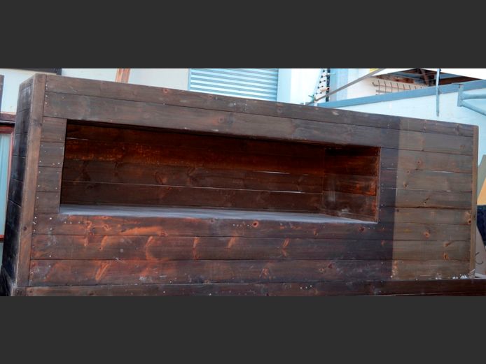 DARKWOOD COUNTER, 251 x 57 x 88cm